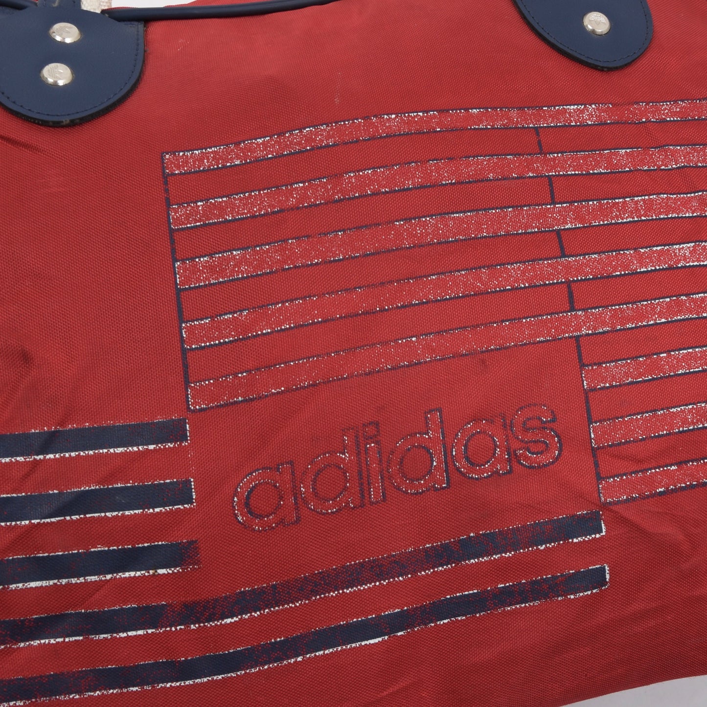Vintage Adidas Nylon Gym Bag - Red