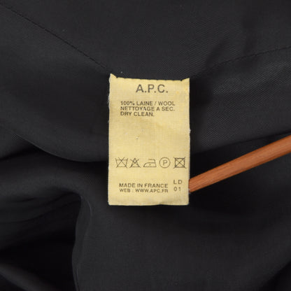APC Vintage Wollmantel Größe XS - Schwarz