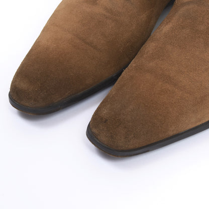 Santoni Suede Boots Size 7F - Tan
