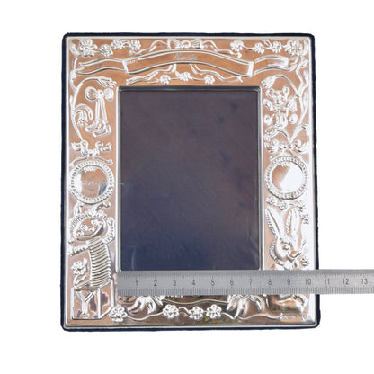Carr Sheffield .925 Sterling Silver Baby-Themed Photo Frame