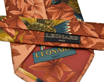Leonard Paris japanische Aquarell-Krawatte – Vögel