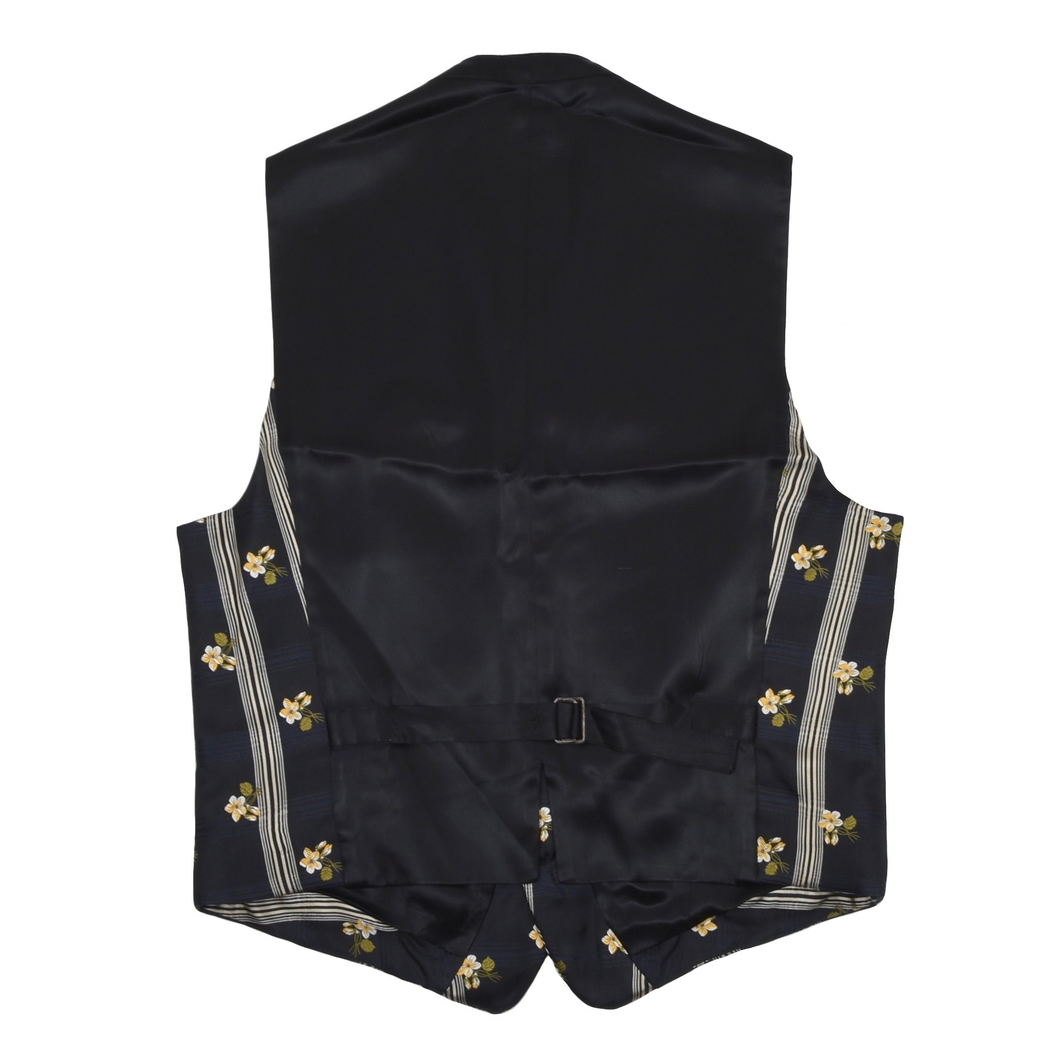 Vintage Kenzo Homme Silk Waistcoat/Vest Size Medium - Black – Leot