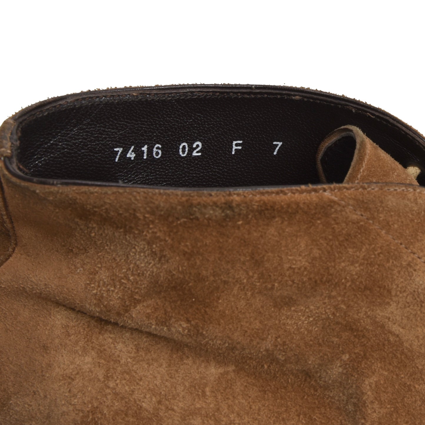 Santoni Suede Boots Size 7F - Tan