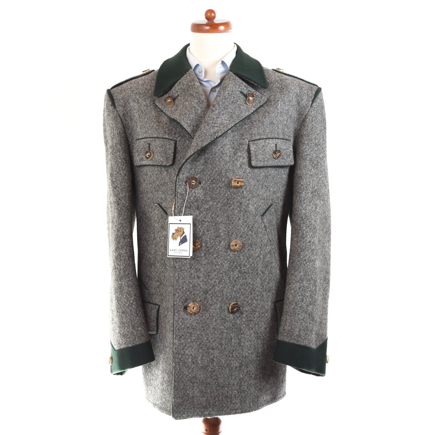 Loden-Steiner Schladminger Coat Size 54  - Grey