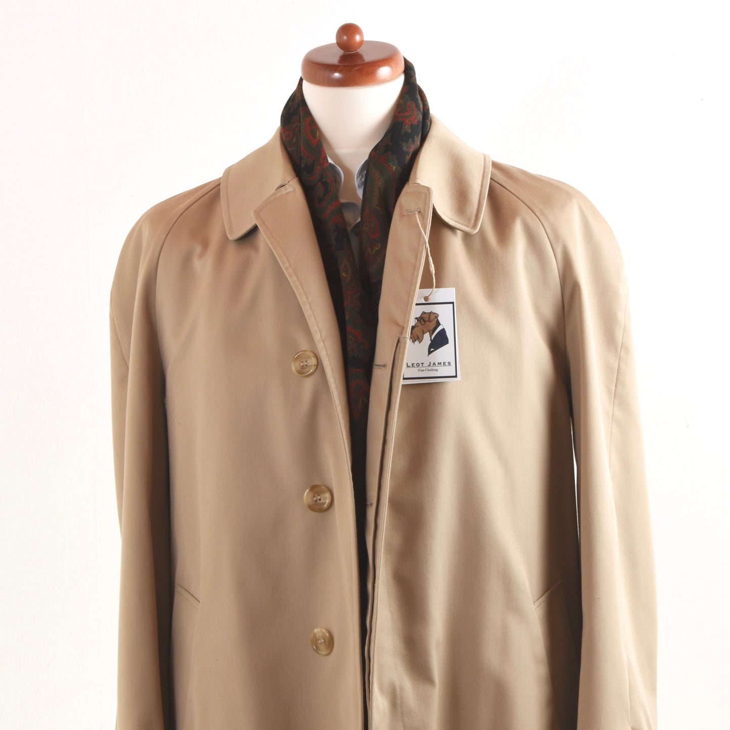 Aquascutum Classic Trenchcoat Größe 40 R - Hellbraun/Beige