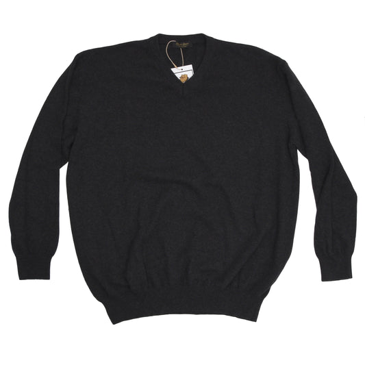 Royal Spencer 100% Cashmere Sweater - Charcoal