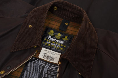 Barbour Beaufort Waxed Jacket A190 Size C44/112cm - Brown