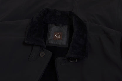 Gimos wasserabweisender, pelzgefütterter Mantel Größe 56 - Schwarz