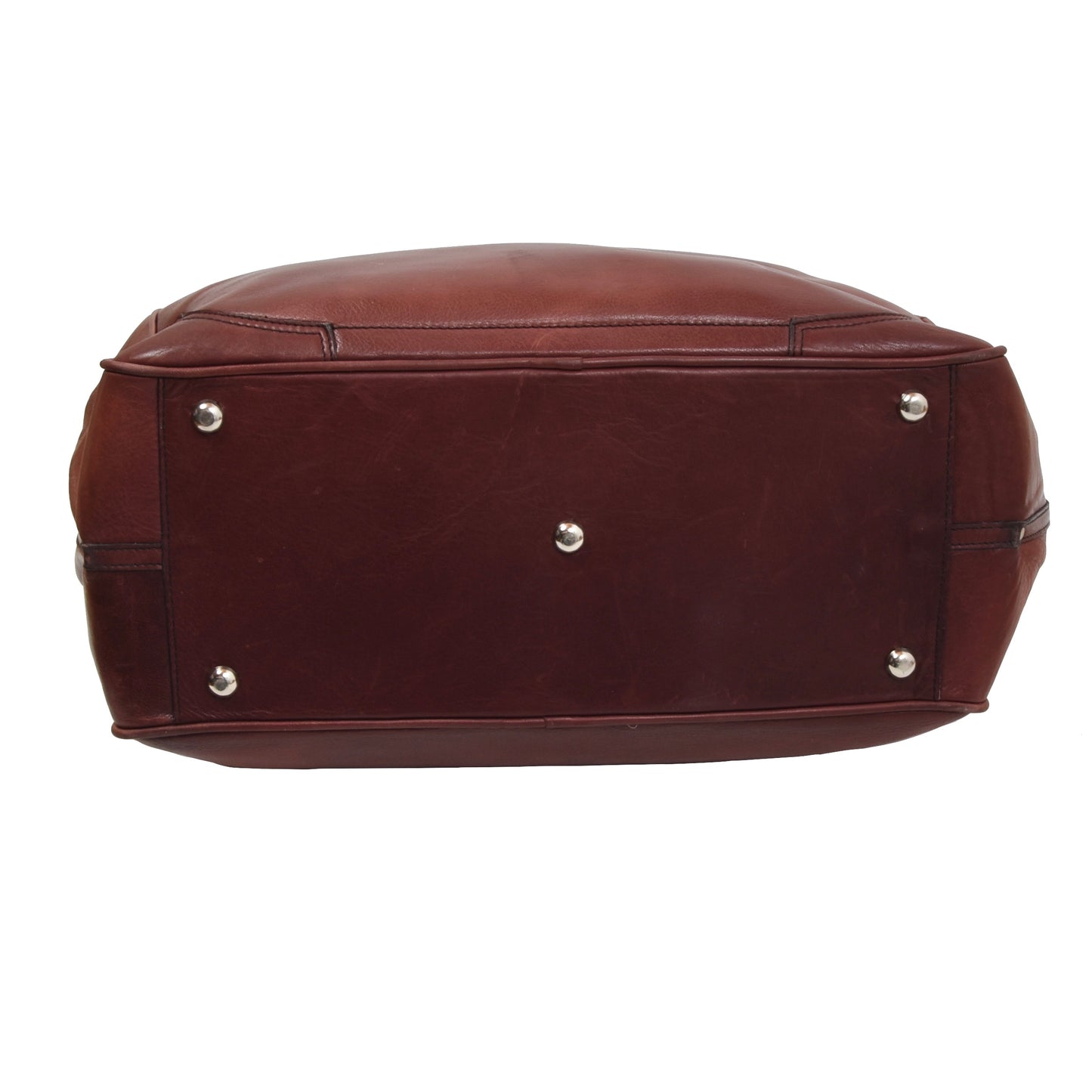 Vintage Leather Doctor's Bag/Weekender - Burgundy