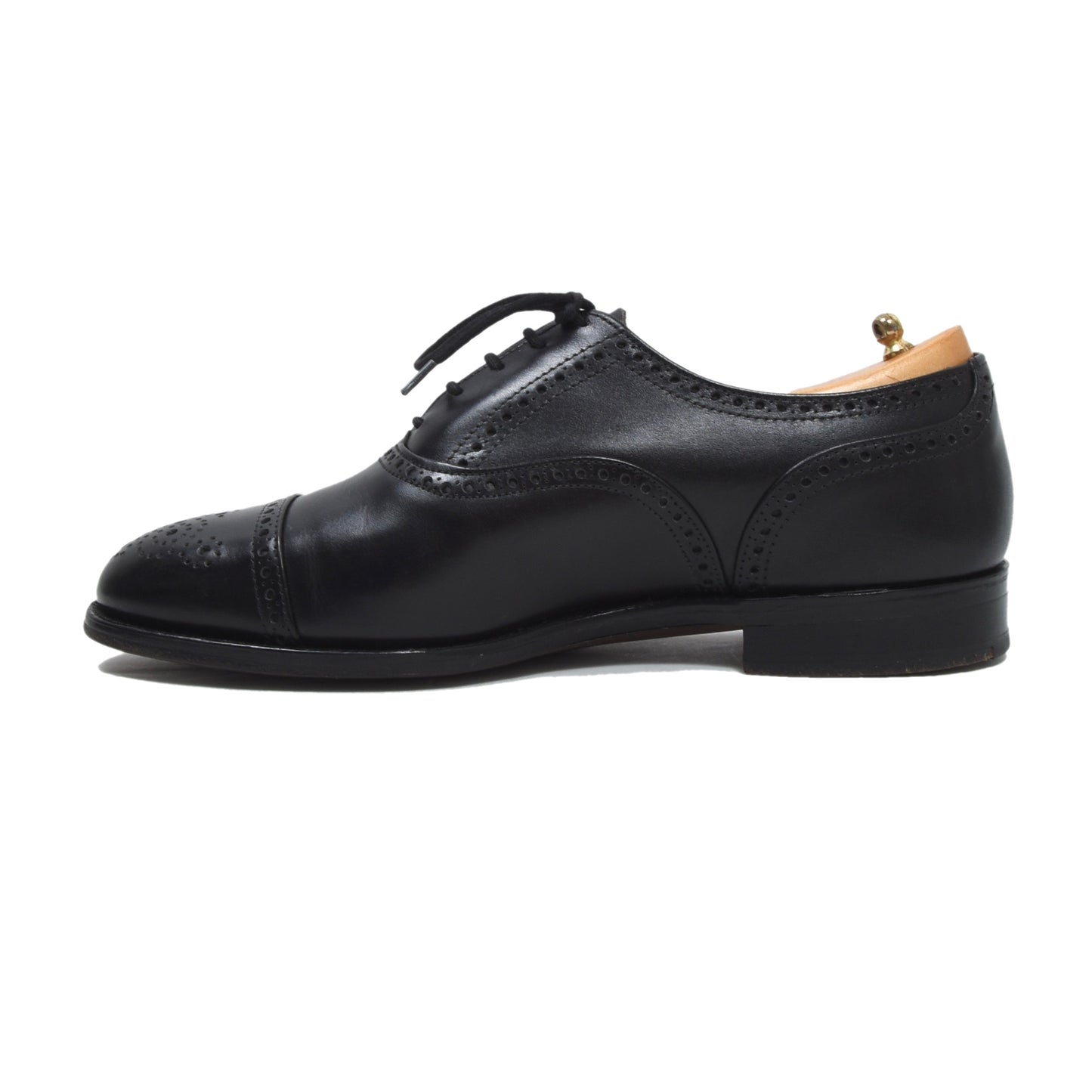 Tricker's Brogue Oxford Schuhe Größe 6,5 - Schwarz