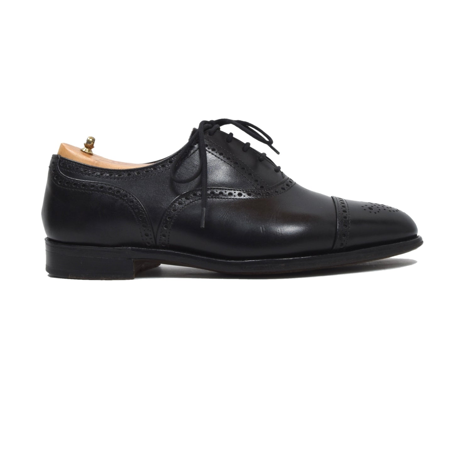 Tricker's Brogue Oxford Schuhe Größe 6,5 - Schwarz