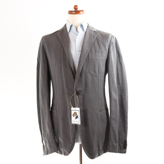 Z Zegna Cotton/Linen Jacket Size 50 L - Grey