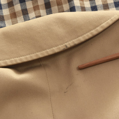 Aquascutum Classic Trenchcoat Größe 40 R - Hellbraun/Beige