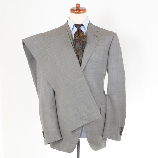 Raffaele Caruso Super 100s Suit Size 52 - Micro Houndstooth