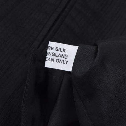 Moss Brothers Raw Silk Tuxedo Waistcoat/Vest Size XL - Black