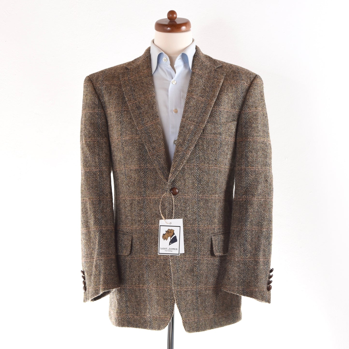 Harris Tweed/Barutti Wolljacke Größe 26/42S - Braun