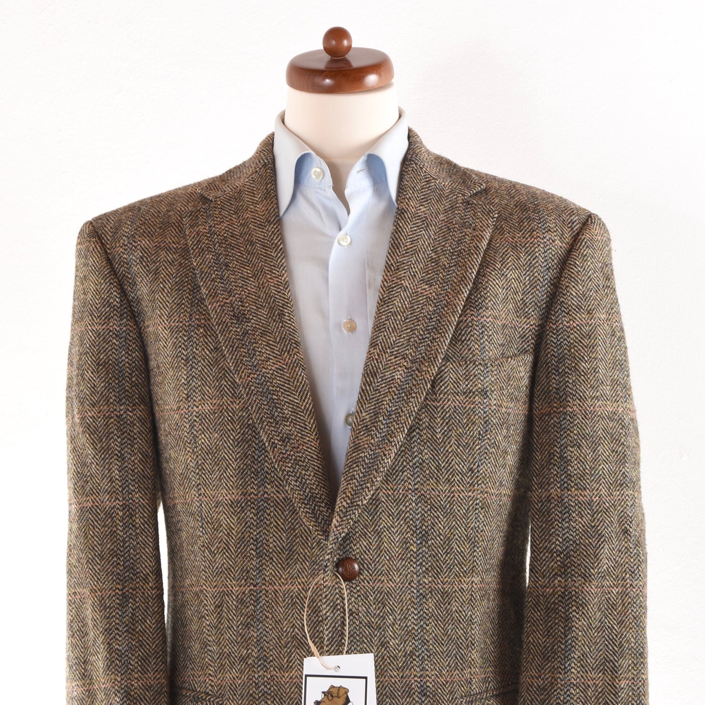 Harris Tweed/Barutti Wolljacke Größe 26/42S - Braun