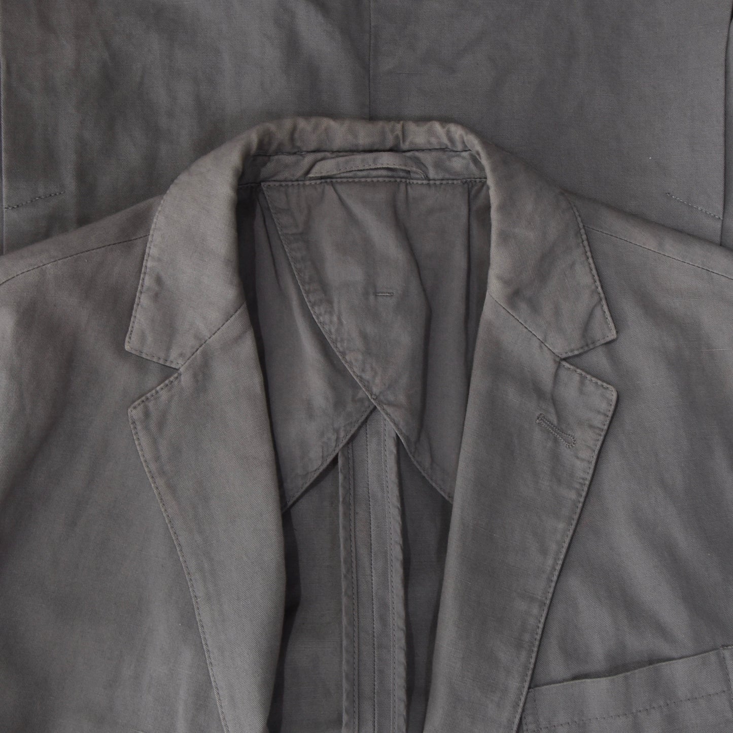 Z Zegna Cotton/Linen Jacket Size 50 L - Grey