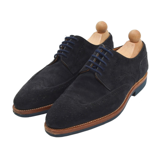 Prime Shoes Suede PF Ferrara Size 7 - Navy Blue