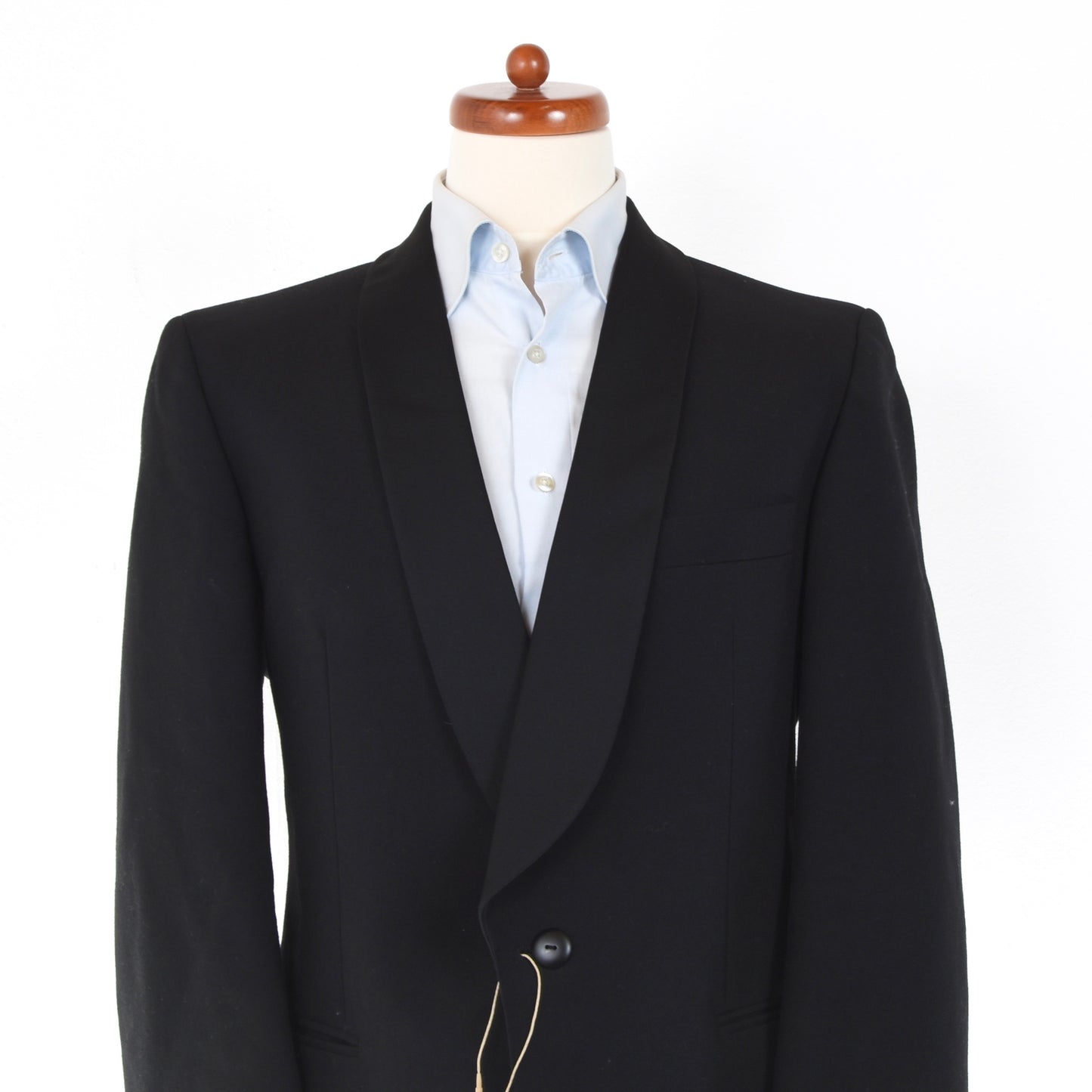 Vintage Wool Shawl Lapel Tuxedo - Black