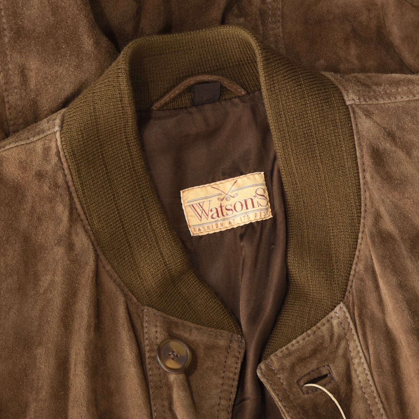 Watson's Suede Jacket/Blouson Size 50-52 - Brown