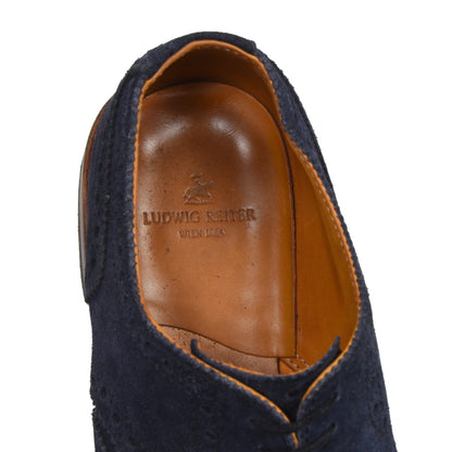 Ludwig Reiter Wildlederschuhe Größe 8 - Marineblau