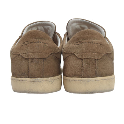Santoni Leather Sneakers Size 7.5 - Brown