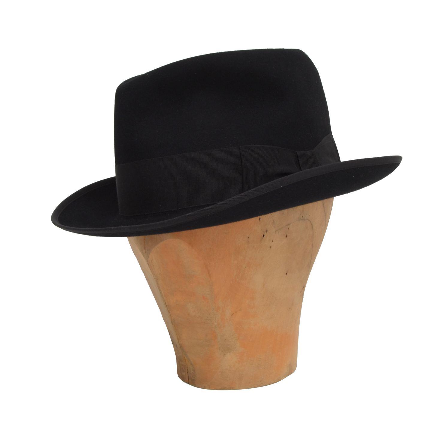 Dermotta Wien Vintage Fedora Hat Size 56 - Black