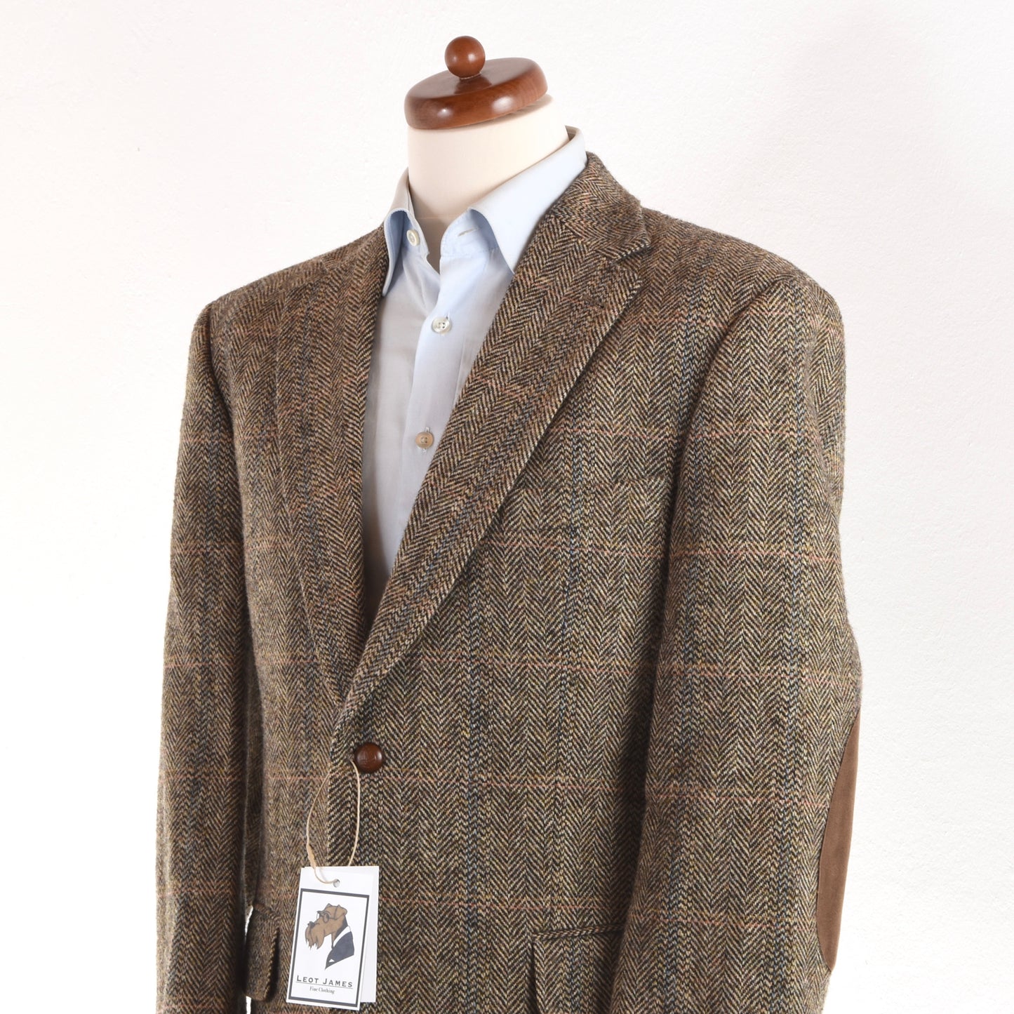 Harris Tweed/Barutti Wolljacke Größe 26/42S - Braun