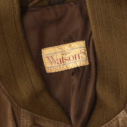 Watson's Suede Jacket/Blouson Size 50-52 - Brown