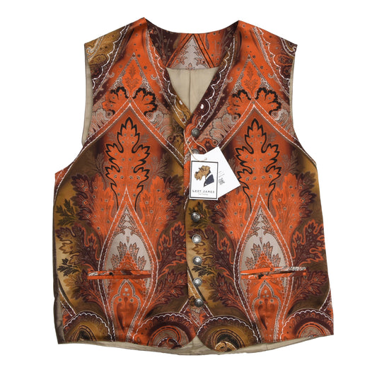 Vintage Silk Vest/Trachtenweste