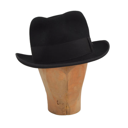Dermotta Wien Vintage Fedora Hat Size 56 - Black