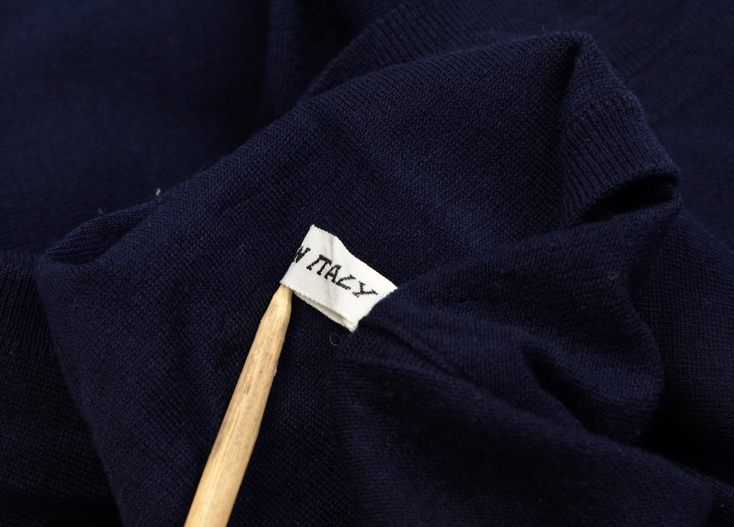 Knize Wien V-Neck Wool Sweater Vest 46 - Navy