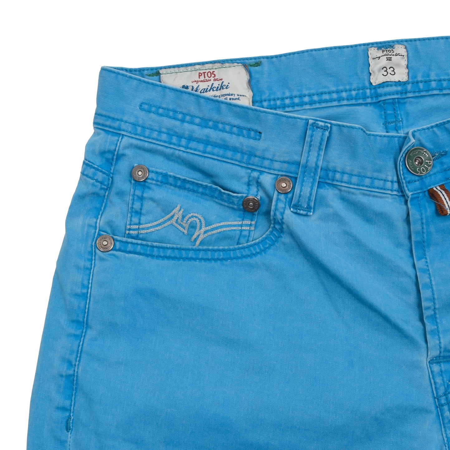 PT05 Waikiki Shorts Size 33 - Blue/Teal