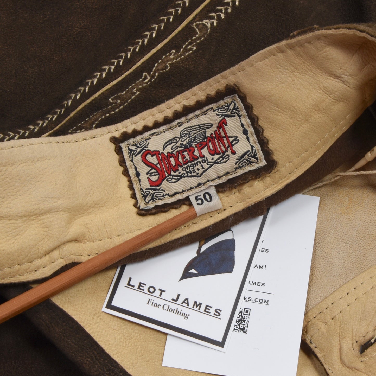 Stockerpoint Lederhose Size 50 - Brown