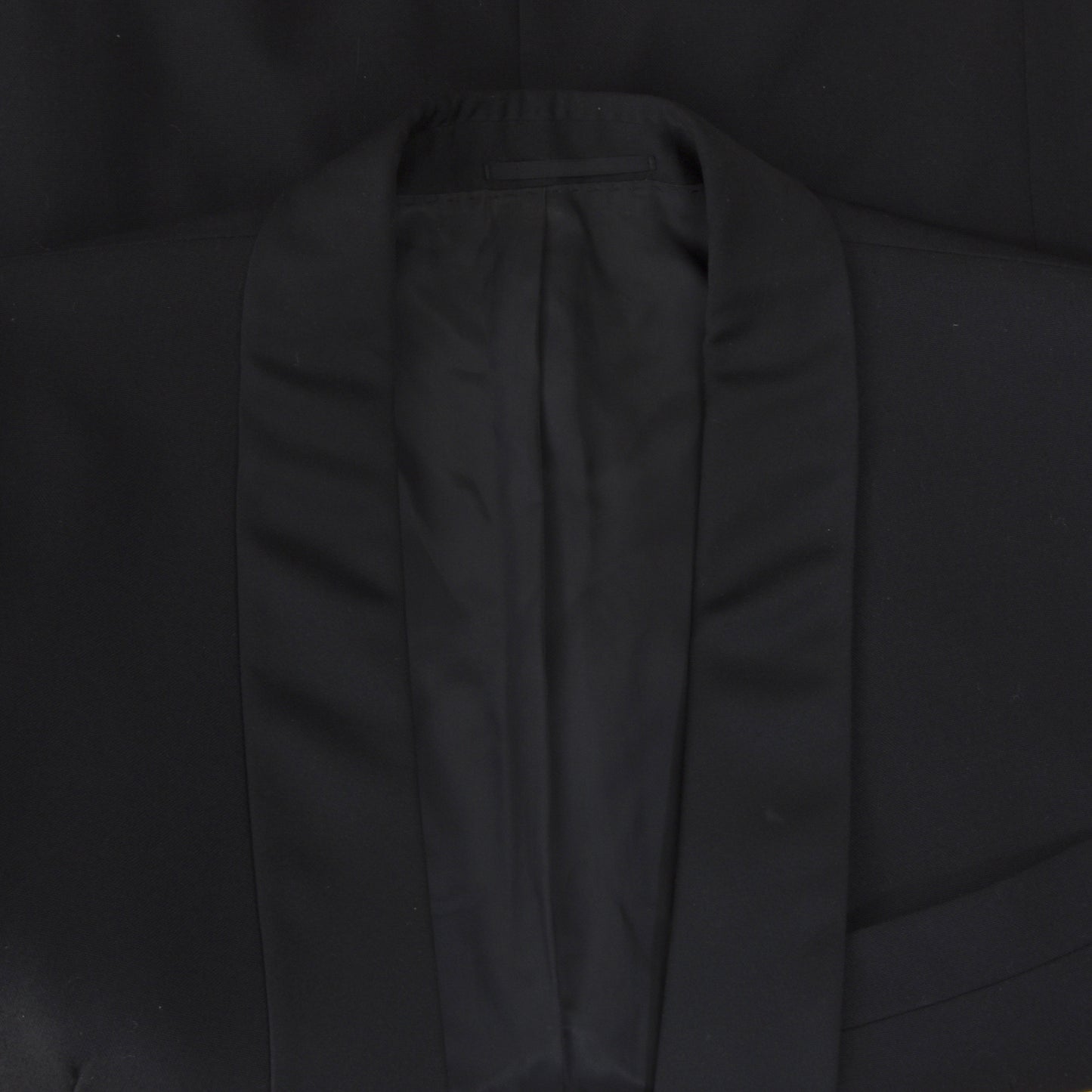 Vintage Wool Shawl Lapel Tuxedo - Black