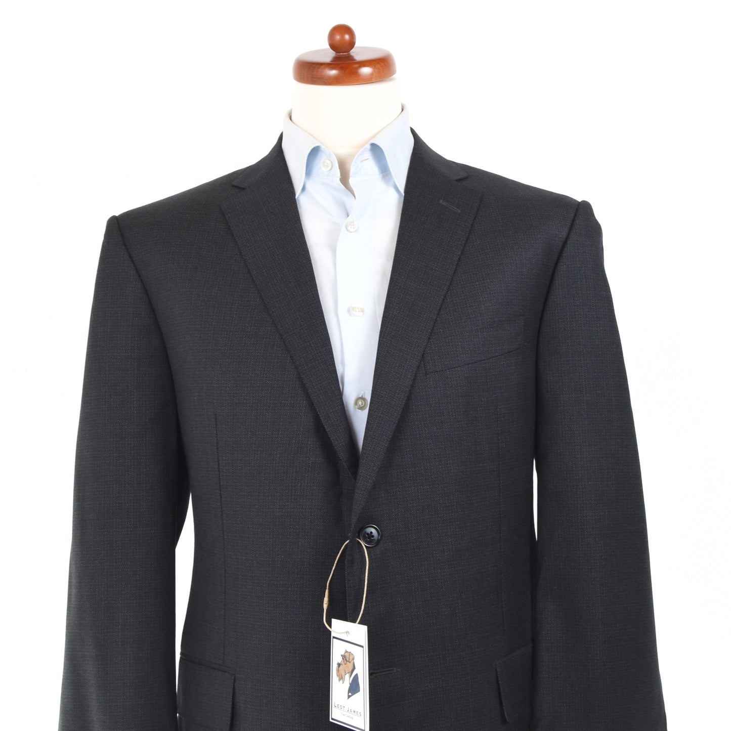 Corneliani Wool Suit Size 54 - Charcoal