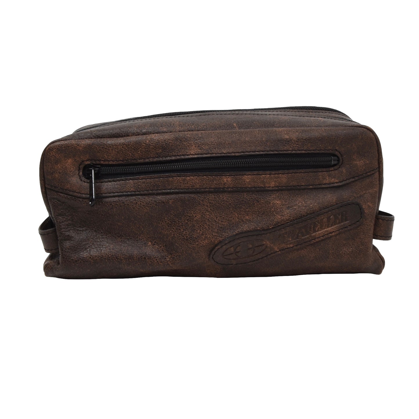 Jean Weipert Traveller Set of 2 Leather Bags - Brown