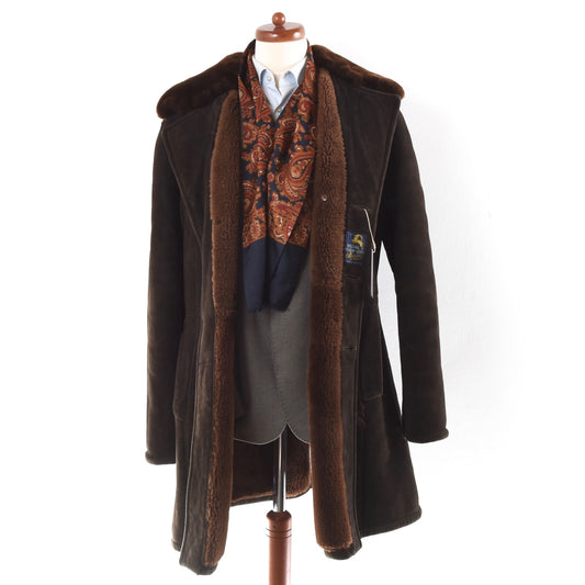 Vintage Shearling Coat Size - Tobacco Brown