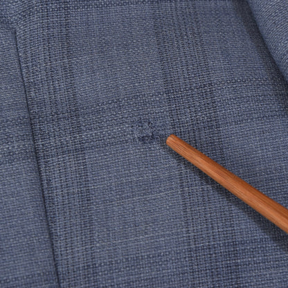 Armani Collezioni Wool Jacket Chest ca. 52cm - Blue Plaid