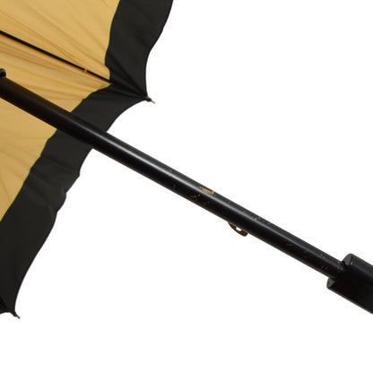 Vintage Fendi Parfums Umbrella - Black & Gold