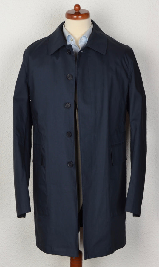 Gutteridge Mac Trench Coat Size 54 - Navy