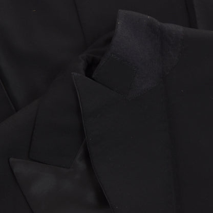 Handgemachte weiße Krawattenschwänze - schwarz