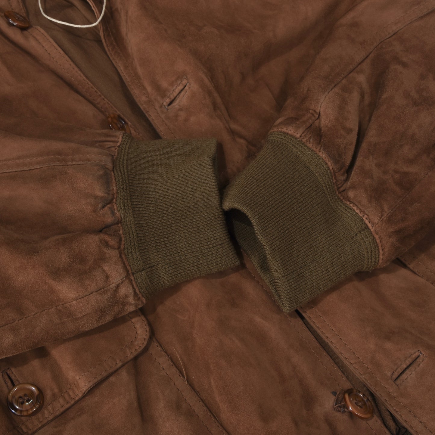 Le Iene Suede Jacket/Blouson Size 50 - Brown