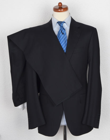 Canali 1934 Wool Suit Size 50 - Dark Navy Blue
