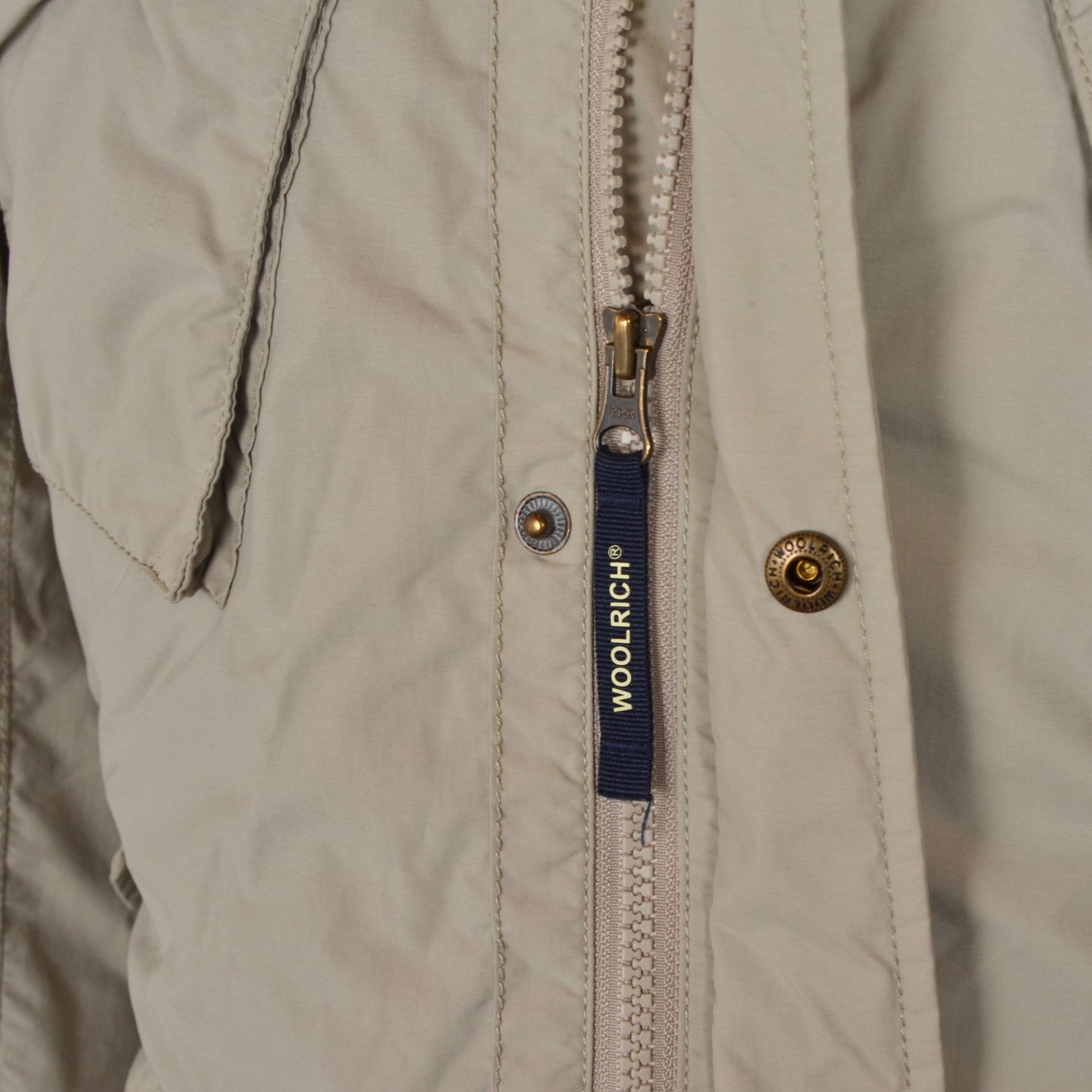 John Woolrich & Bros. Nylon Field Jacket Size XXL - Beige