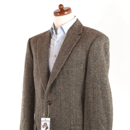 Harris Tweed/Barutti Wolljacke Größe 54/44S - Braun