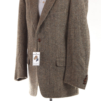 Harris Tweed/Barutti Wolljacke Größe 54/44S - Braun