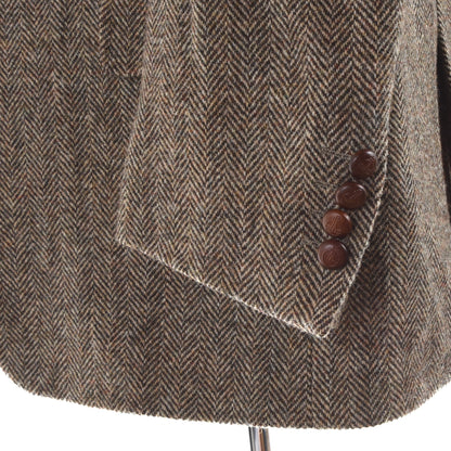 Harris Tweed/Barutti Wolljacke Größe 54/44S - Braun