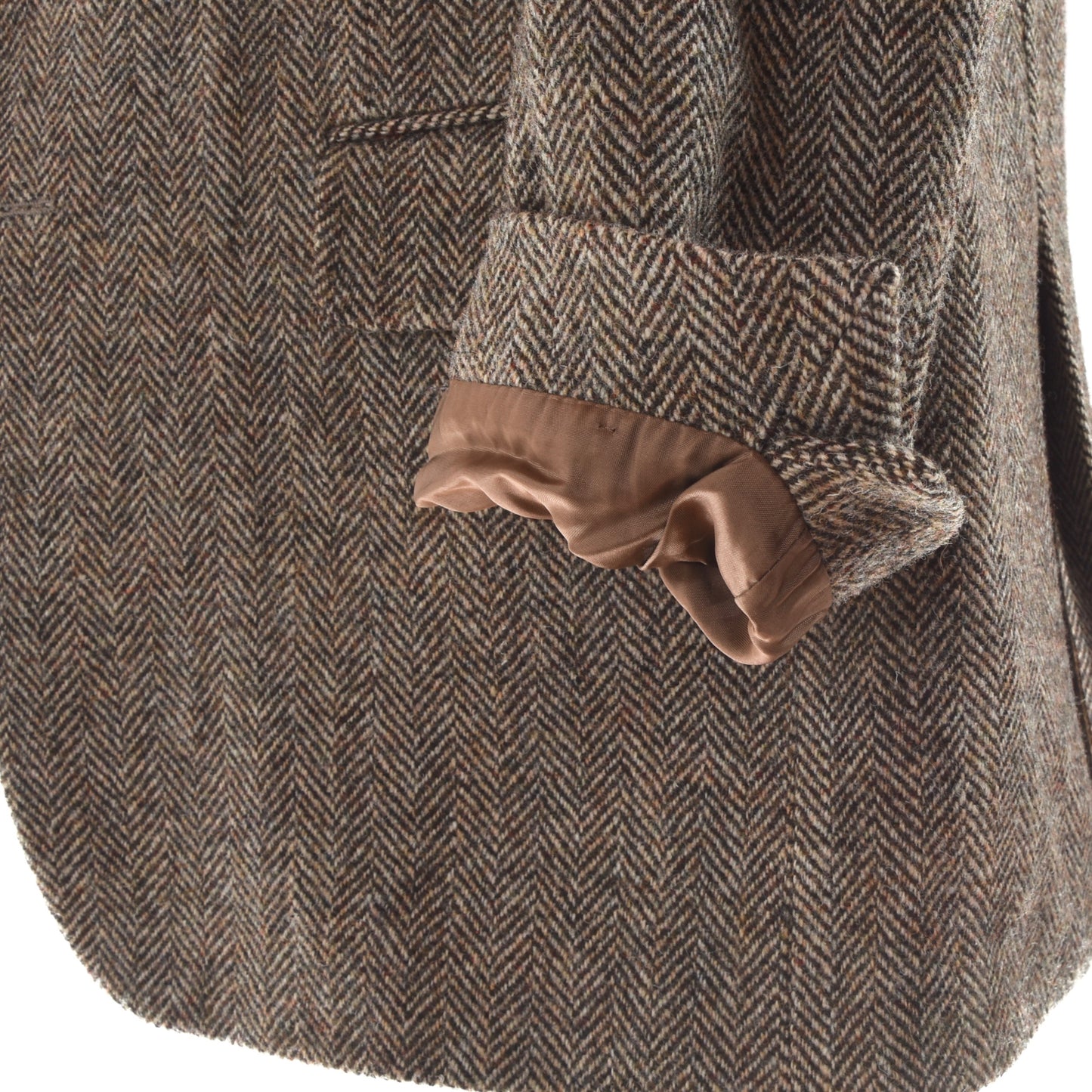 Harris Tweed/Barutti Wolljacke Größe 54/44S - Braun